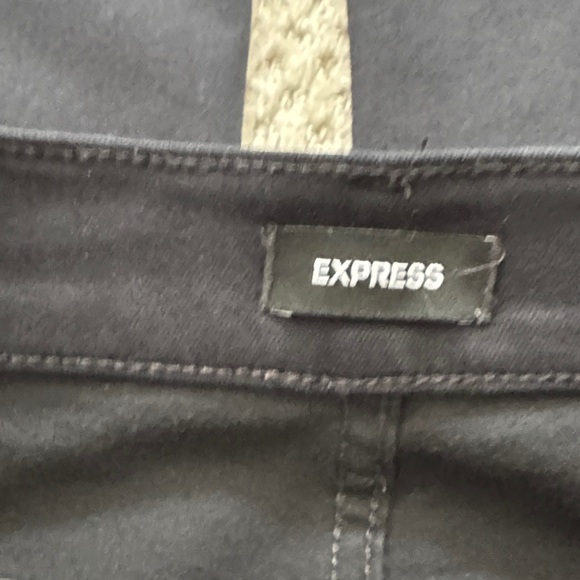 Express - High Rise Black Skinny Jeans - Picture 3 of 10